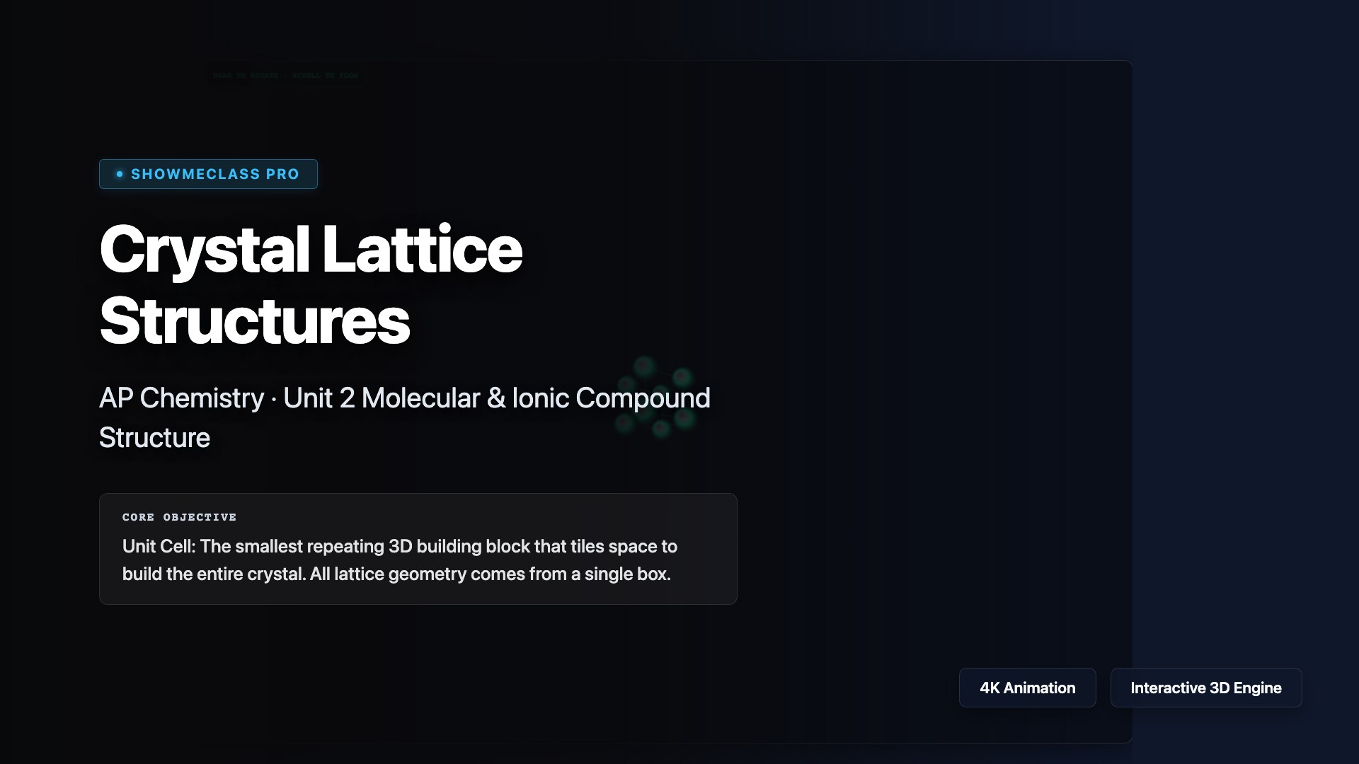 Crystal Lattice Structures (FCC/BCC/HCP) visualization thumbnail