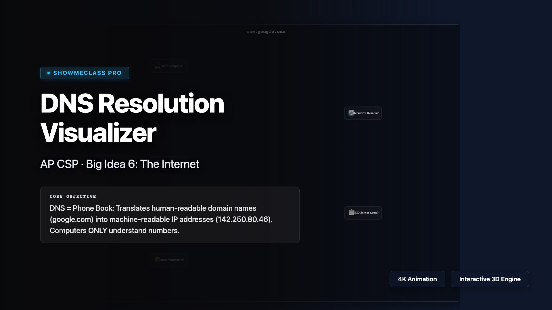 DNS Resolution Visualizer visualization thumbnail