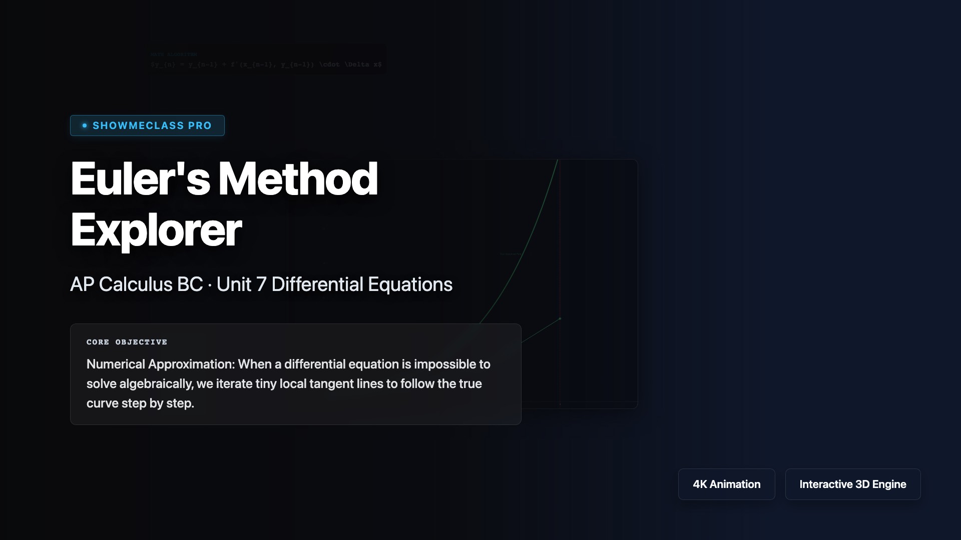 Euler's Method Explorer visualization thumbnail