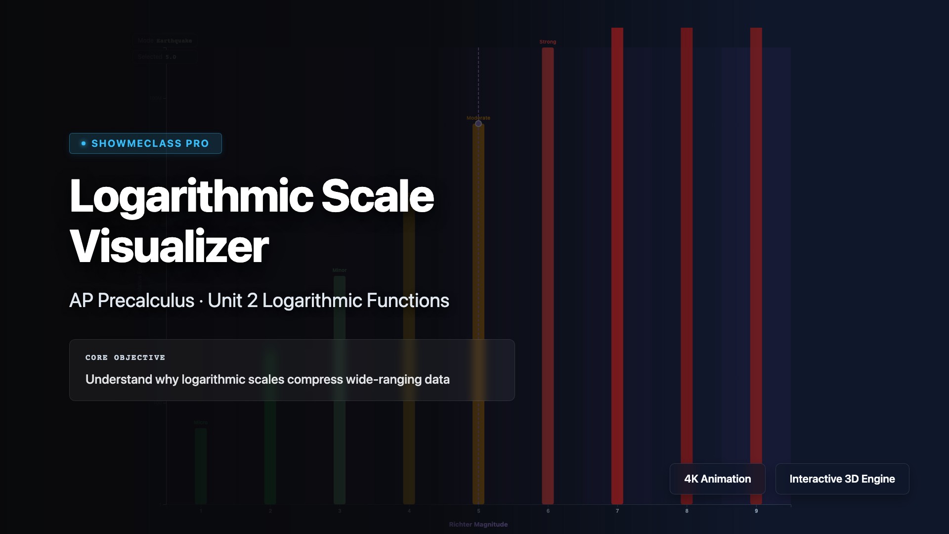 Logarithmic Scale Visualizer visualization thumbnail