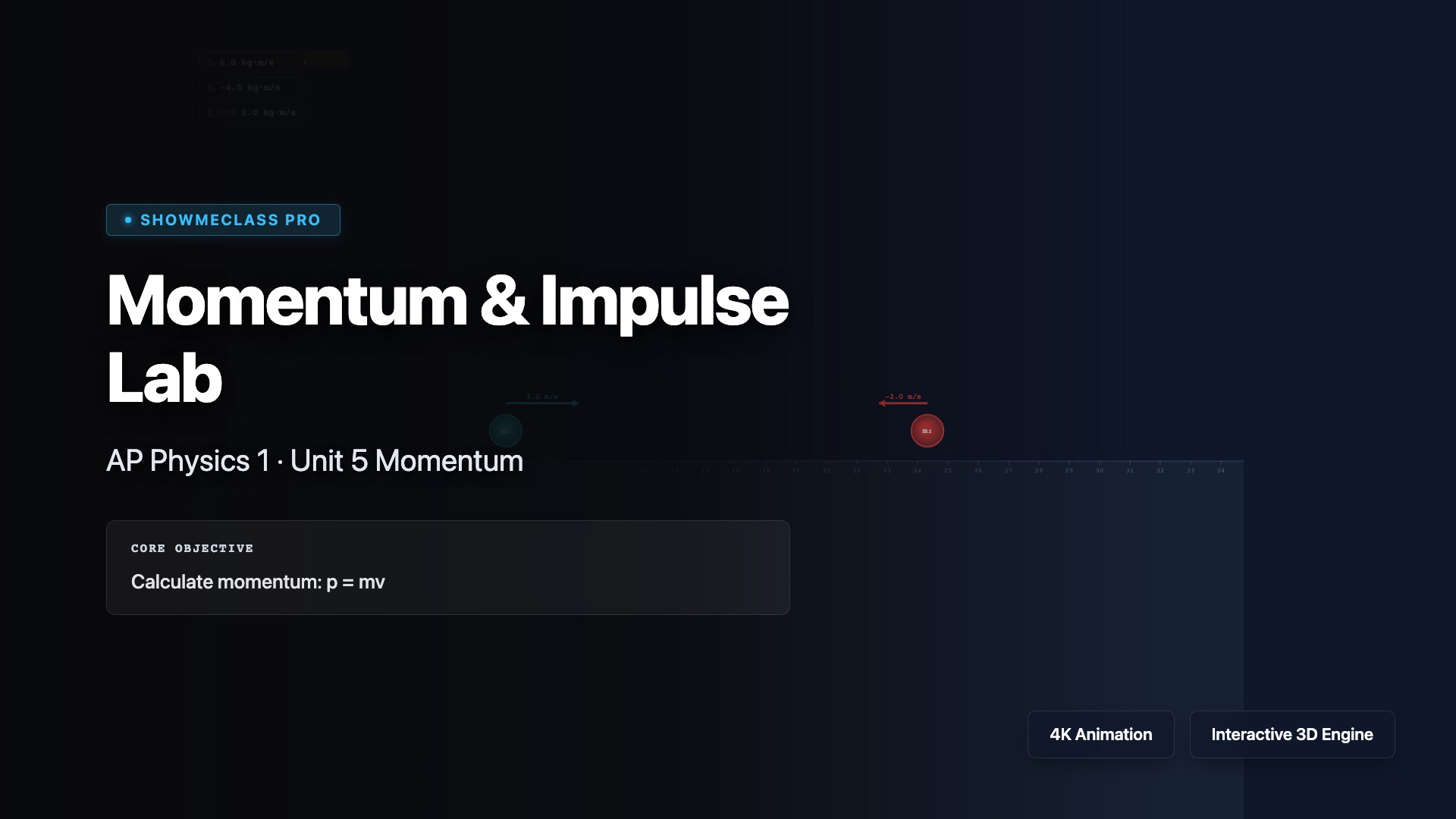 Momentum & Impulse Lab visualization thumbnail