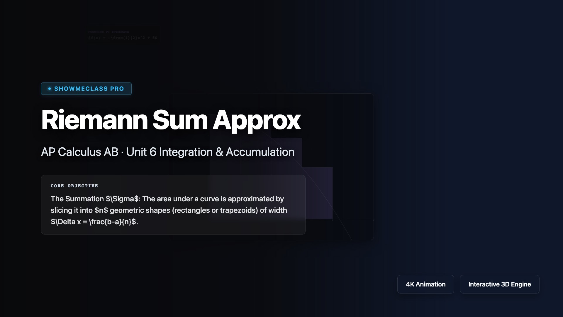 Riemann Sum Approx visualization thumbnail