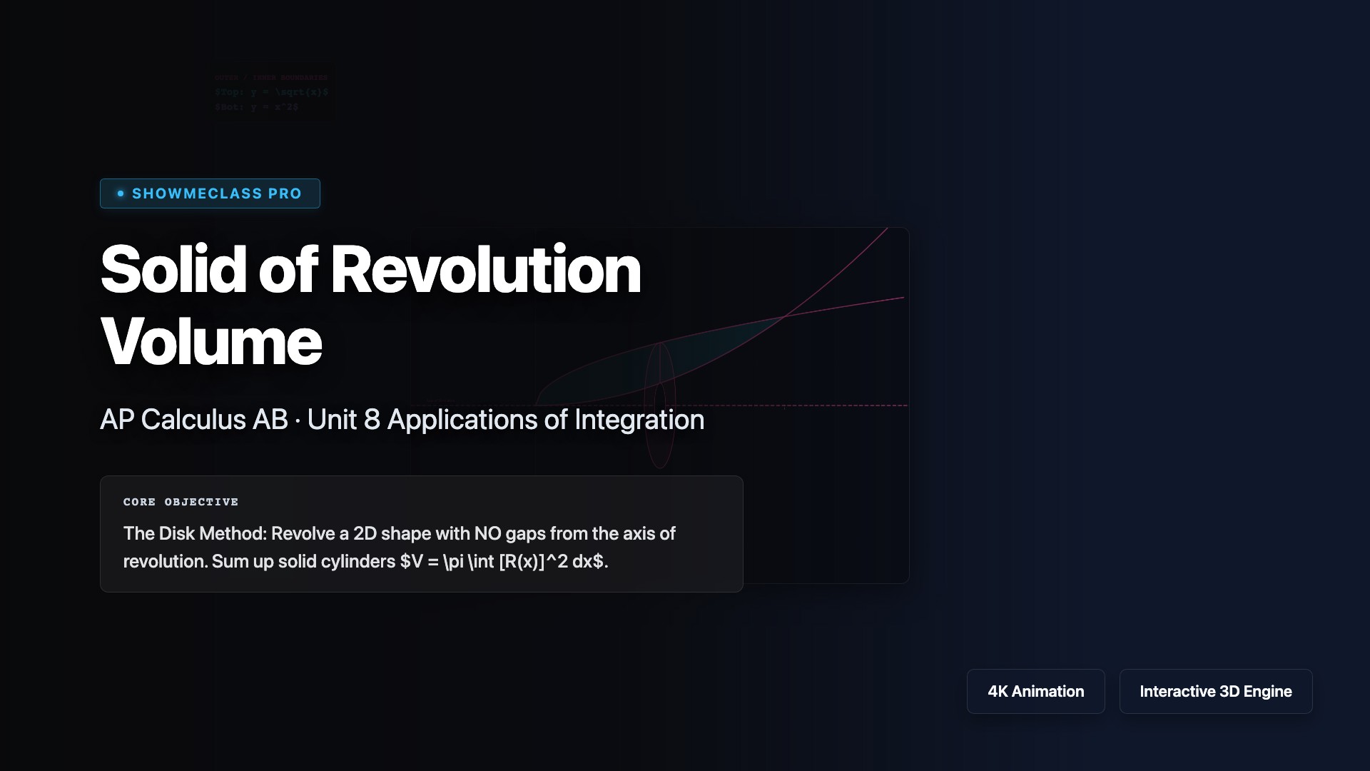 Solid of Revolution Volume visualization thumbnail