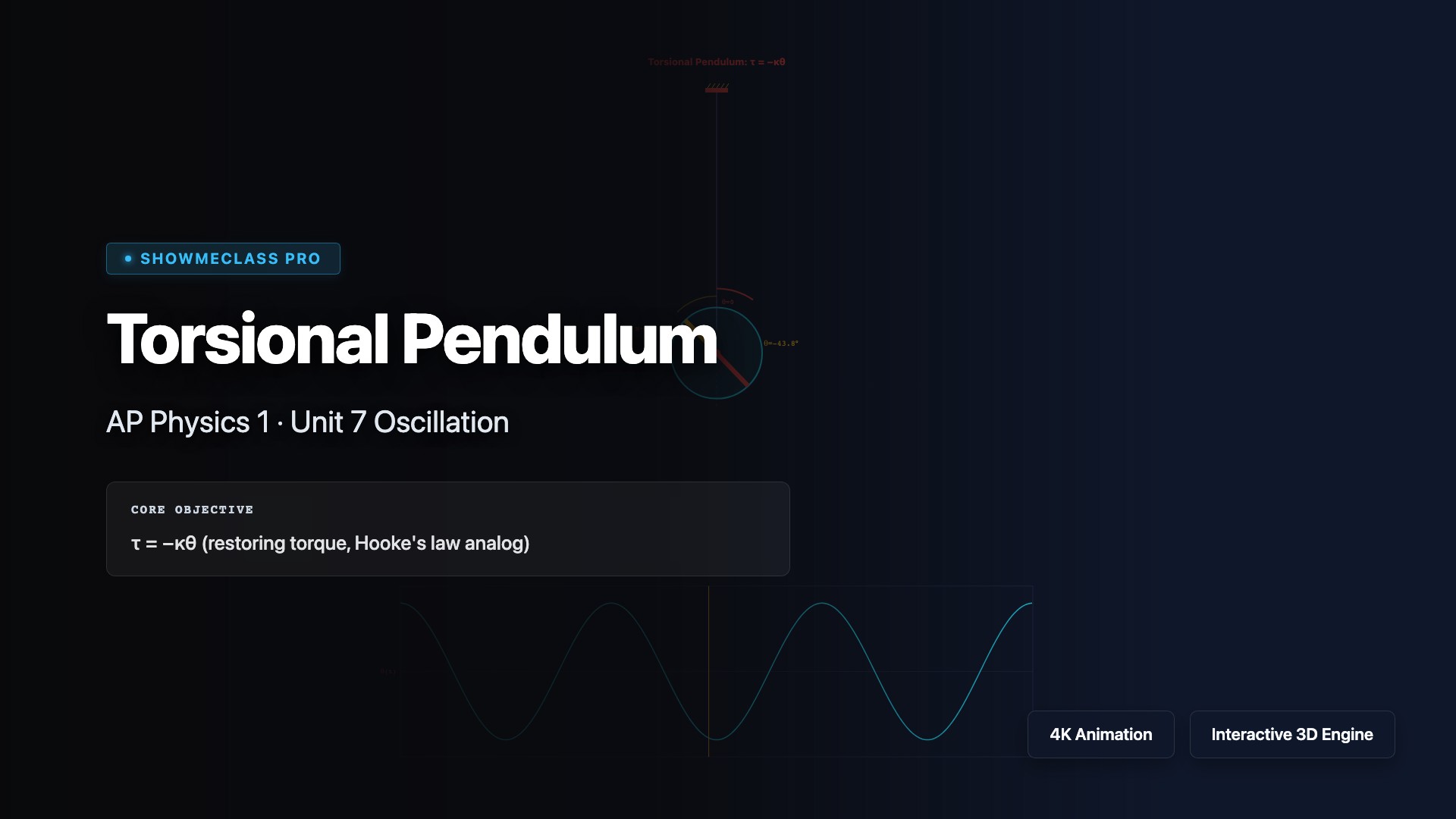 Torsional Pendulum visualization thumbnail
