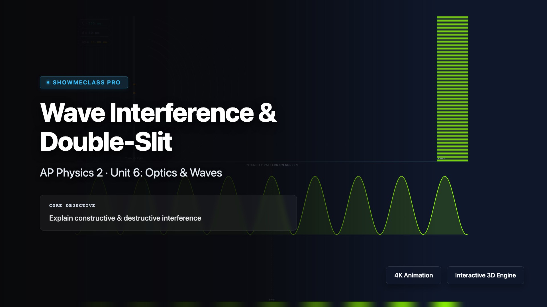 Wave Interference & Double-Slit visualization thumbnail